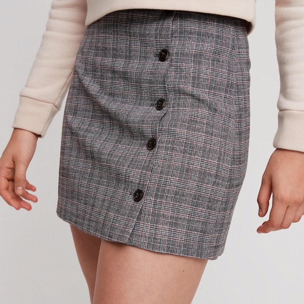 Plaid Mini Skirt